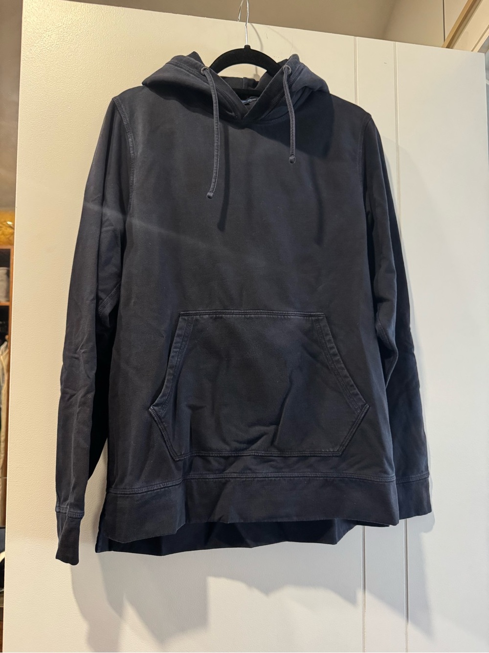 Patrick Assaraf - Navy Pullover Hoodie - Picture 2 of 6